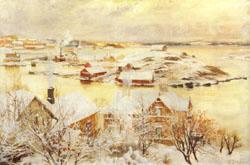 Albert Edelfelt December Day china oil painting image
